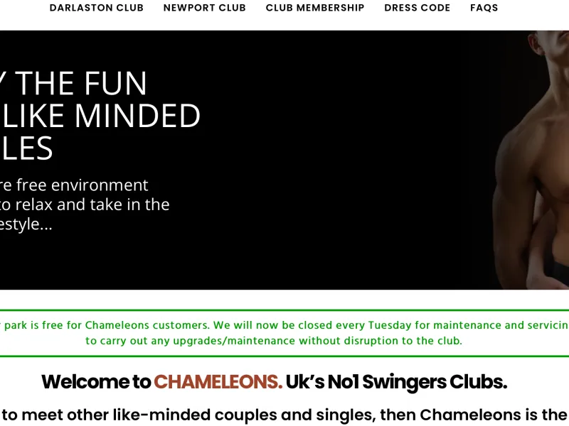 Chameleons Newport Swingers